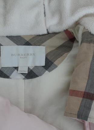 Теплый комбез для маленькой модницы burberry6 фото