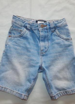 Шорты джинсовые модные на мальчика 6 лет 116см next