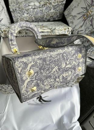 Сумка chr****d*** medium lady d-lite bag lilac premium 9