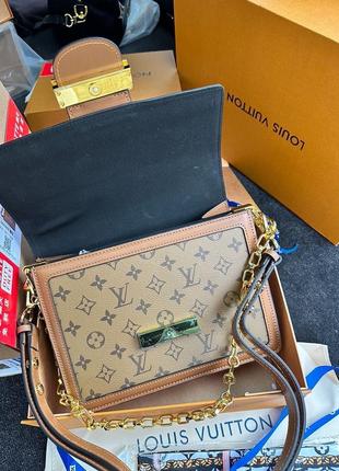 Сумка кроссбоді lv dauphine mm bag premium5 фото