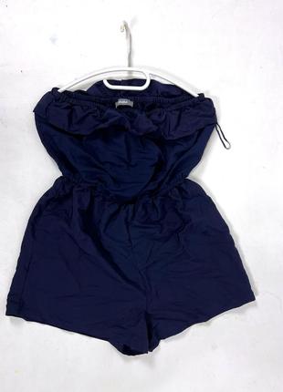 Платье легкое studio, с шортами, темно синие, короткая
