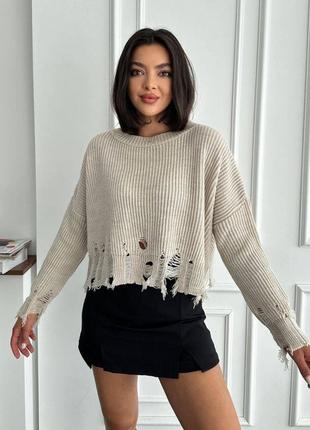 Стильный свитер женский 😍❄️