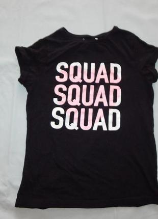 Модна Футболка на дівчинку 10-11 років 146см