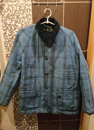 Чоловіча куртка, вітровка barbour hemming classic tartan wax