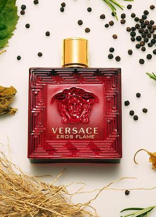 Versace eros flame парфумована вода оригінальний флакон з батч кодом