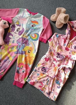 Пижама,халат, пони, пижама с пони,халат с пони, домашние тапочки ,кигуруми