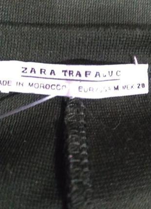 Лаконичное трикотажное платье с воланами успешного испанского бренда zara7 фото