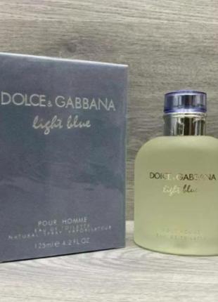 Dolce gabbana light blue pour homme туалетная вода 125 ml дольче габбана лайт блю пурпур гом мужественный парфюмерия2 фото