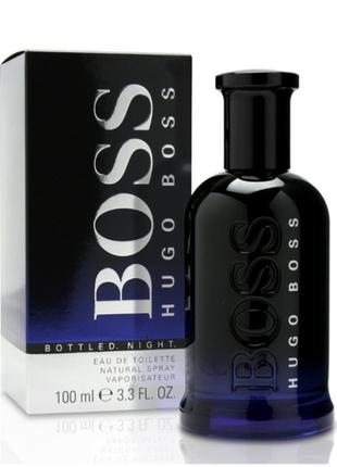 Чоловіча туалетна вода hugo boss boss bottled night (хьюго бос ботлд найт) 100 мл
