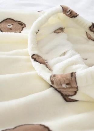 Теплая пижама с мишками4 фото