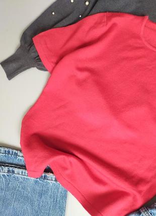 Червоний топ шерсть вовна 2