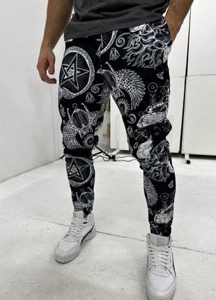 Мужские утепленные спортивные штаны