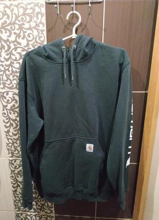 Мужской худи, реглан, балахон худи carhartt midweight logo hoodie