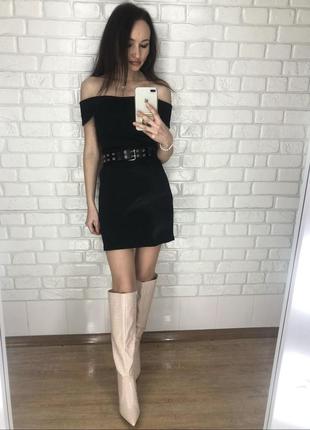 Сукня чорна коротка