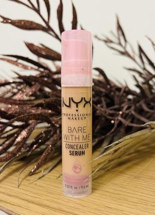 Оригінал nyx professional makeup bare with me консилер сироватка 05 golden