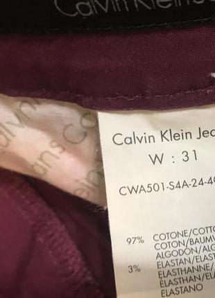 Брюки calvin klein w31 заміри на фото8 фото