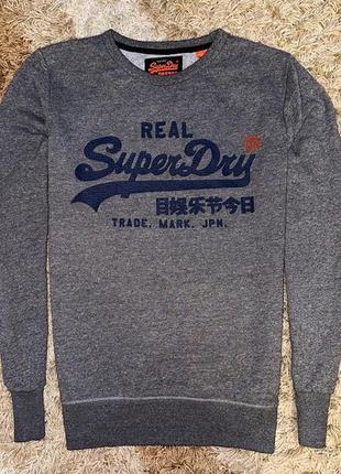 Свитшот superdry с логотипом, оригинал1 фото