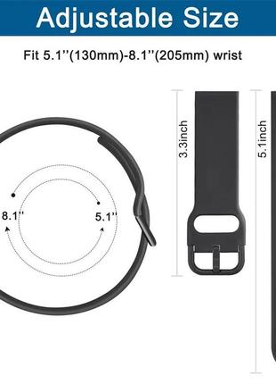 Силіконовий ремінець для смарт-годинників зі стандартною шириною вушка 22 мм5 фото
