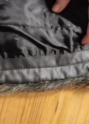Очень теплая жилетка  s-m на крючках густой длинный мех(эко)6 фото