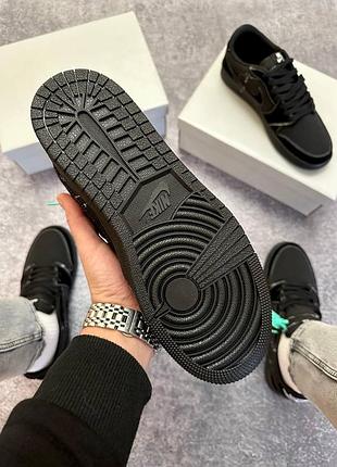 Travis Scott × Nike Air Jordan 1 Low黒タグ Nike air jordan 1 low ts og travis scott - black phantom — цена