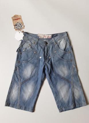 Длинные джинсовые шорты, бриджи1 фото