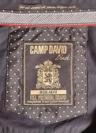 Сорочка оригінальна camp david black p 48-50