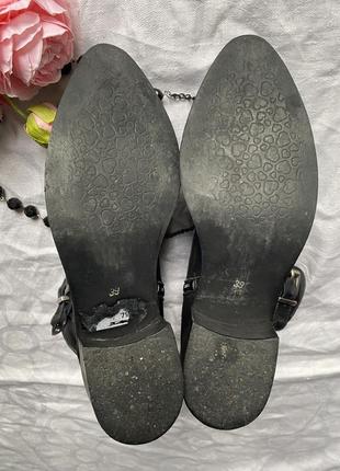 Качественные кожаные ботинки казаки от дорогого бренда shoe design copenhagen6 фото