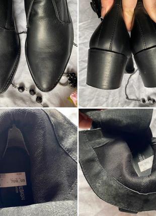 Качественные кожаные ботинки казаки от дорогого бренда shoe design copenhagen7 фото
