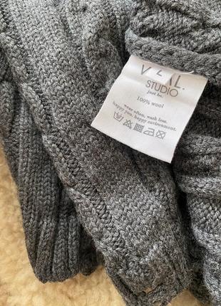 Vival studio 💥светр сукня chunky knit в косички8 фото