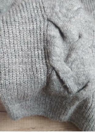 Мягкий серый свитер женский кофта джемпер7 фото