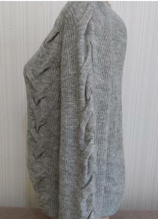 Мягкий серый свитер женский кофта джемпер2 фото