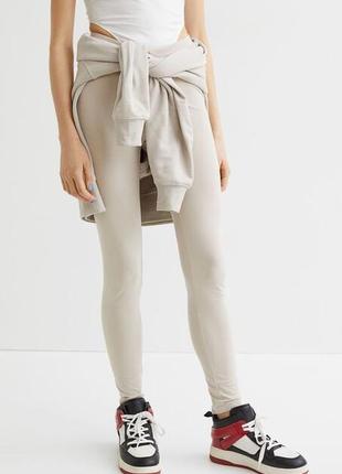 Трикотажні легінси колготи h&m l ( 46-48-50) xl (50-52)