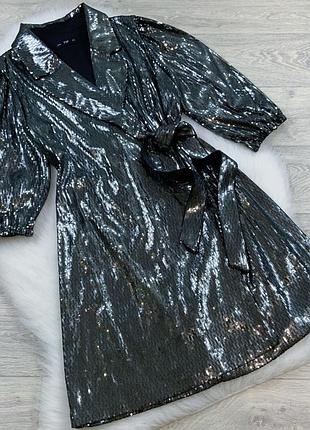 Платье с имитацией на запах