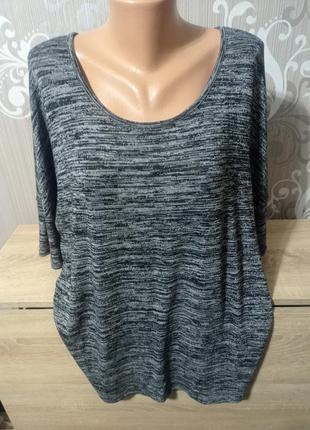 Футболка батал меланж