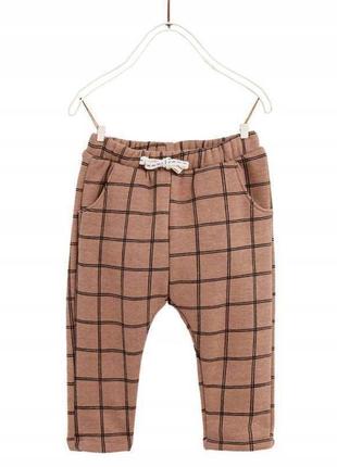 Теплі штани в карту zara baby