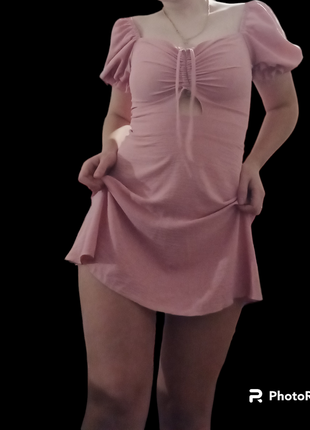 Платье с открытыми грудью2 фото