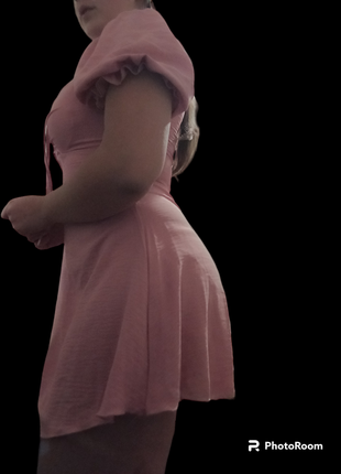 Платье с открытыми грудью3 фото