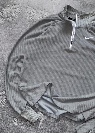 Nike swoosh wmns termo m/размер найк женская термо кофта 1/4 зоп с горлом спортивная флиска флисовая для спорта бега зала2 фото