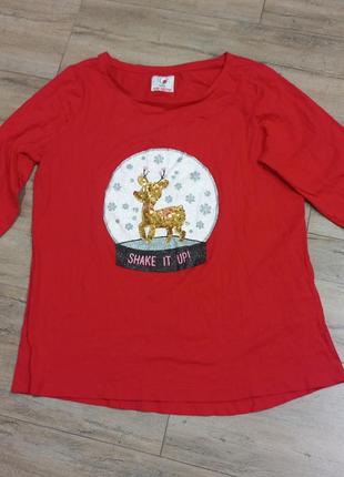 Кофта для дому для сна новорічна