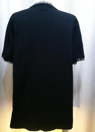 Вискоза/ нейлон женская трикотажная блуза с пуговицами,  блузка с отделкой рюшами, кофта, футболка2 фото