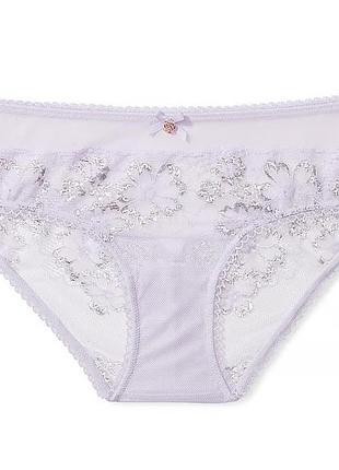 Трусики victoria's secret hiphugger з мереживною вставкою size m