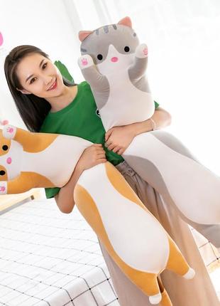 "кіт обіймашка" м'яка іграшка 130 см.4 фото