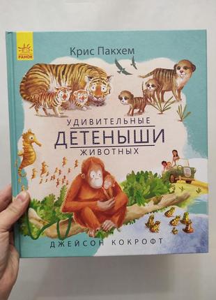 Книга удивительные детеныши животных. ранок