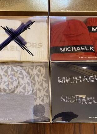 Шапка і шарф michael kors. подарункові набори.1 фото