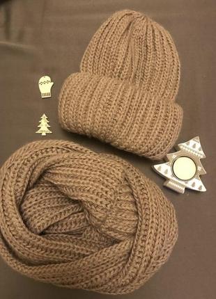 Шапка шарф снуд турция