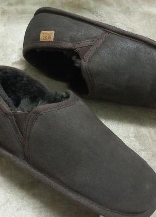 Тапочки домашние осень-зима замш овчина 44р.  just ugg австралии2 фото