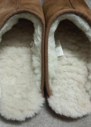 Тапочки домашние замш овчина муж.44-45р. ugg австралии5 фото