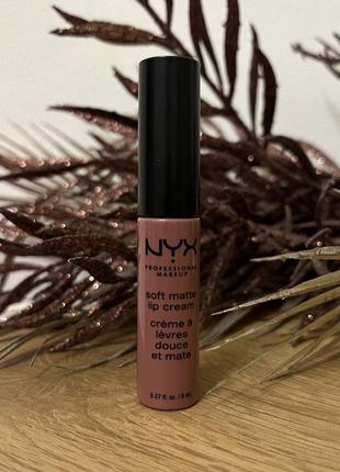 Оригінал nyx professional makeup soft matte lip cream 38 toulouse