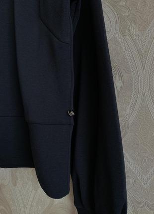 Темно синя кофта светр світшот худі лонгслів джемпер пуловер scotch & soda amsterdam оригінал4 фото