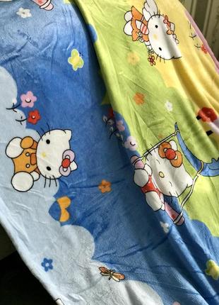 Ніжний дитячий плюшевий плед покривало